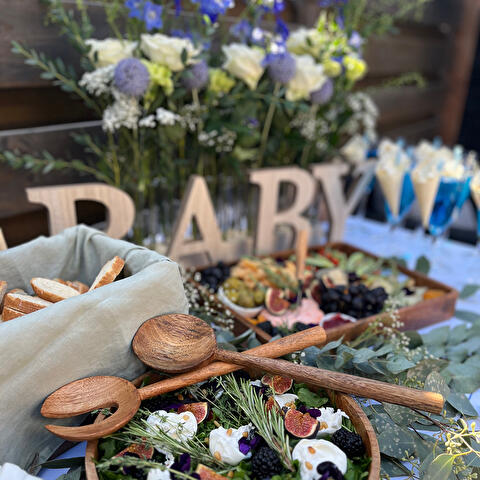 It's a boy! Babyshower grazing table voor 11 personen