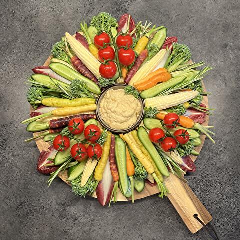 Vegan borrelplank