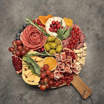 Kerst borrelplank S