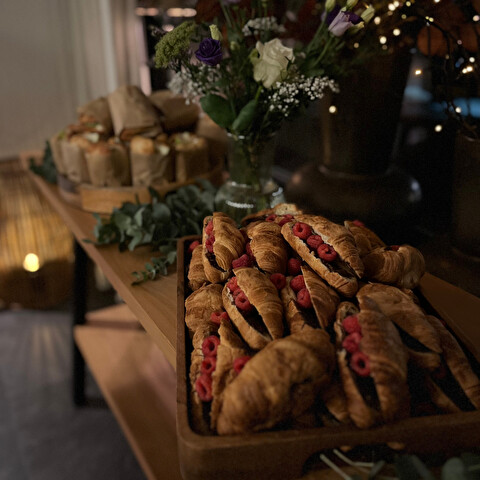 grazing table in Frans thema