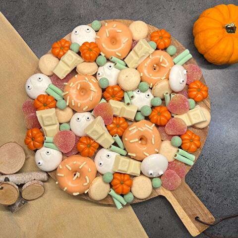 Zoete Halloween borrelplank