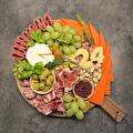 verjaardag borrelplank met kaascijfers