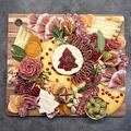 Kerst borrelplank L