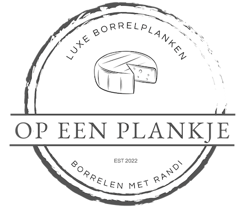 Op een plankje logo
